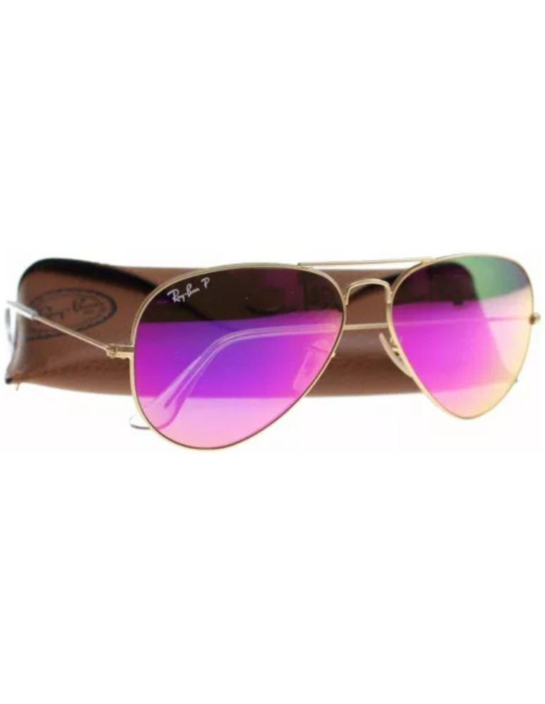 Anteojos Lentes de Sol Ray Ban Polarizado Aviator RB3025 1121Q 58-14