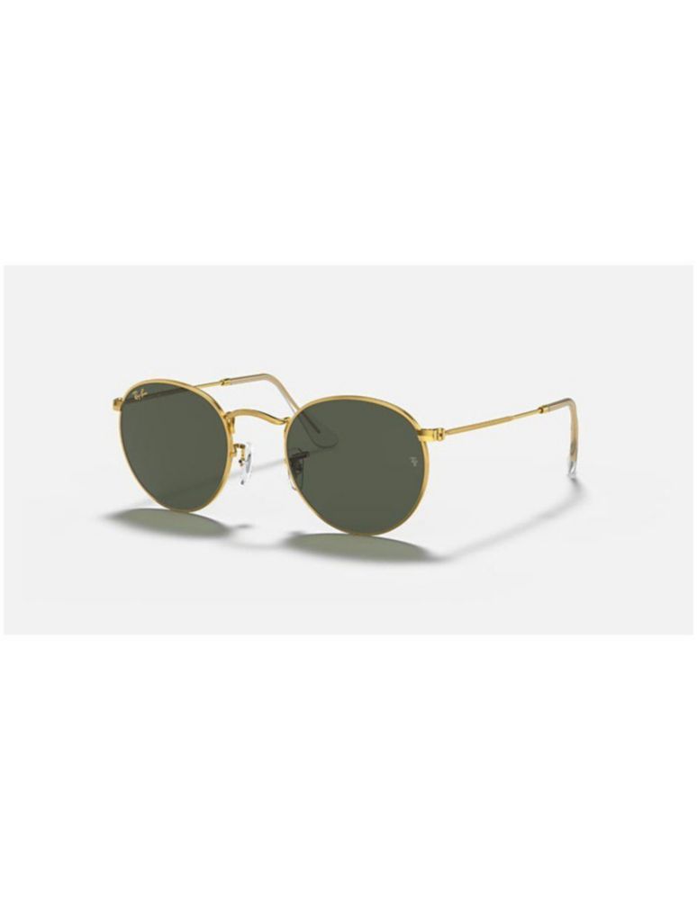 Lentes Anteojos de Sol Ray Ban Round Metal RB3447 919631 53-21 Dorado/Verde