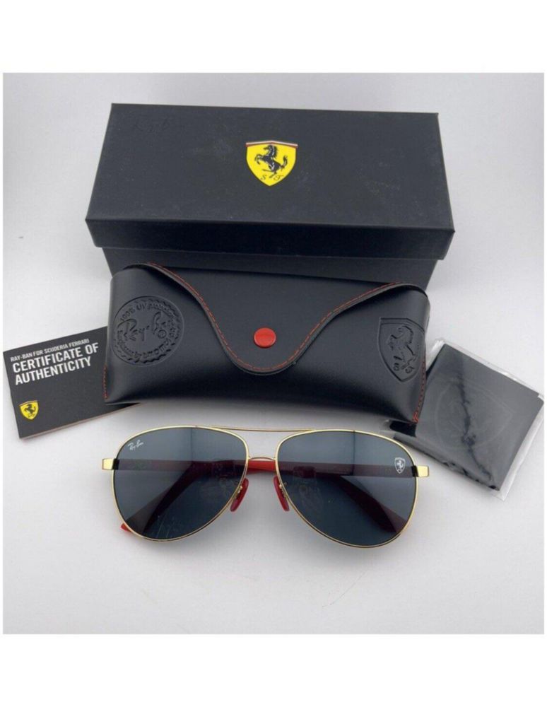 Anteojos Lentes de Sol Ray Ban Scuderia Ferrari RB8313M F008/71 61-13