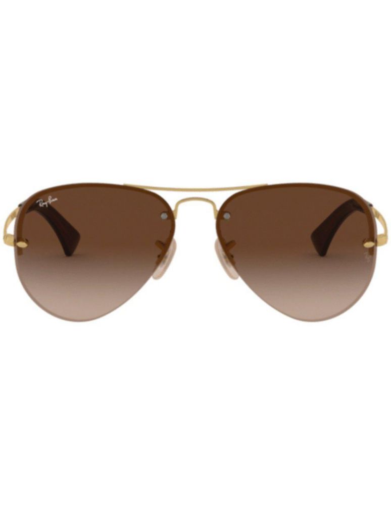 Lentes Anteojos de Sol Ray Ban Aviator RB3449 00113 59-14 Degrade dorado/marrón