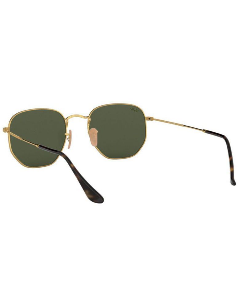 Lentes Anteojos de Sol Ray Ban Hexagonal RB3548N 001 54-21 Clásico dorado/verde