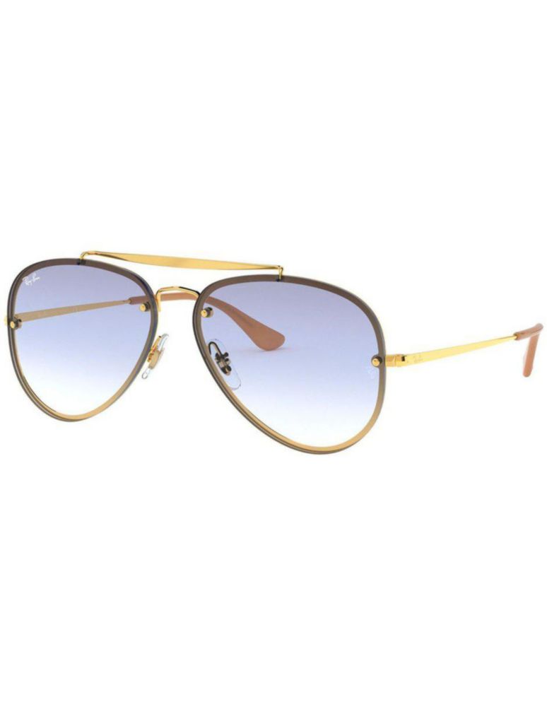 Lentes Anteojos de Sol Ray Ban Blaze Aviator RB3584N Degrade dorado/azul 61-13