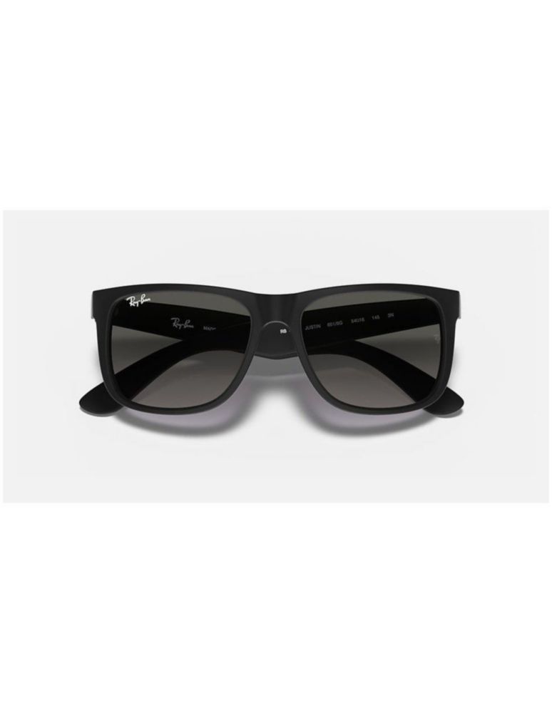 Lentes Anteojos de Sol Ray Ban Justin RB4165 Espejo negro mate/plateado 54-16