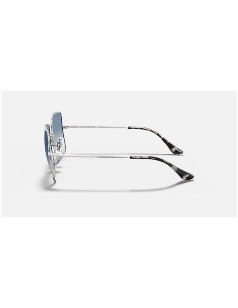 Anteojos Lentes Sol Ray Ban Square RB1971 Degrade plateado/azul  54-19