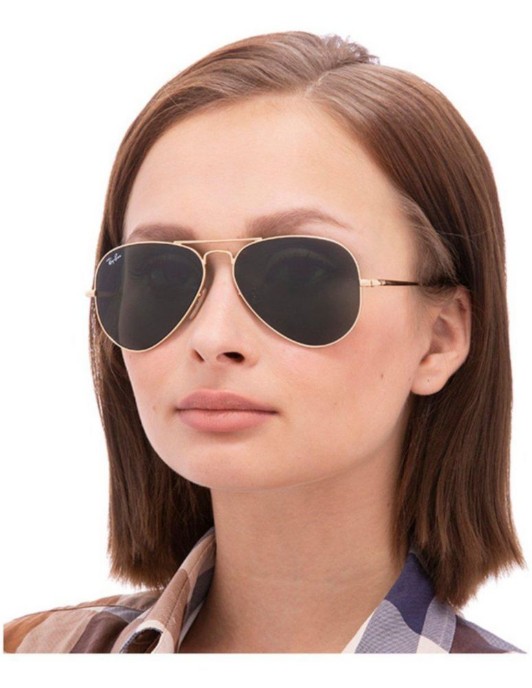 Lentes Anteojos de Sol Ray Ban Aviator Metal 2 RB3689 9147/31 58-14