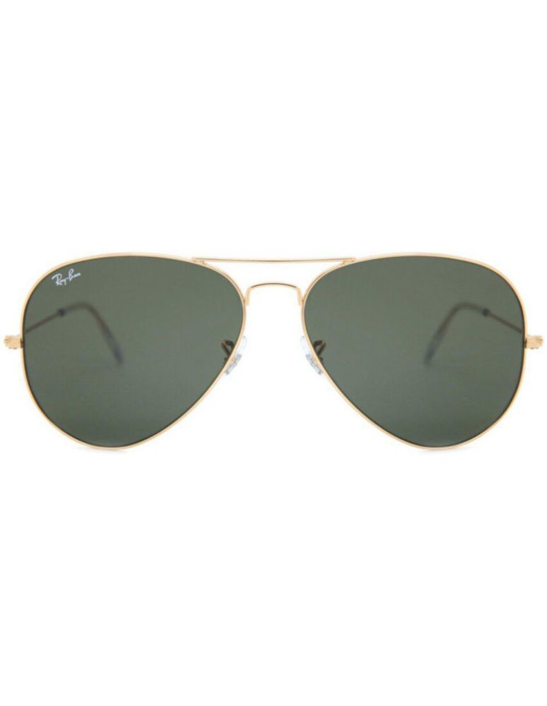 Anteojos Lentes Sol Ray Ban Aviator RB3025 L0205 58-14  Clásico dorado/verde
