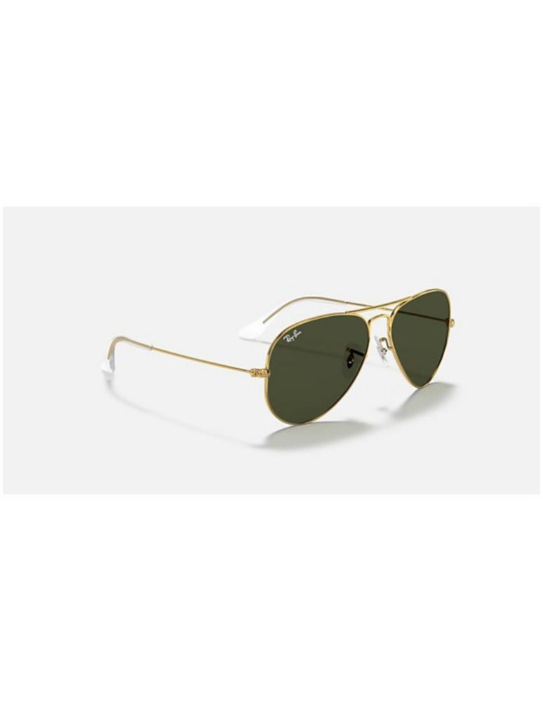 Anteojos Lentes Sol Ray Ban Aviator RB3025 L0205 58-14  Clásico dorado/verde