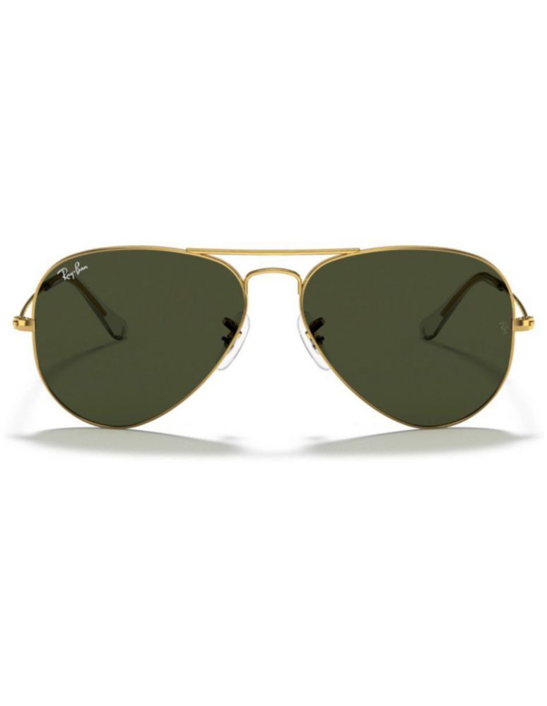 Anteojos Lentes Sol Ray Ban Aviator RB3025 L0205 58-14  Clásico dorado/verde