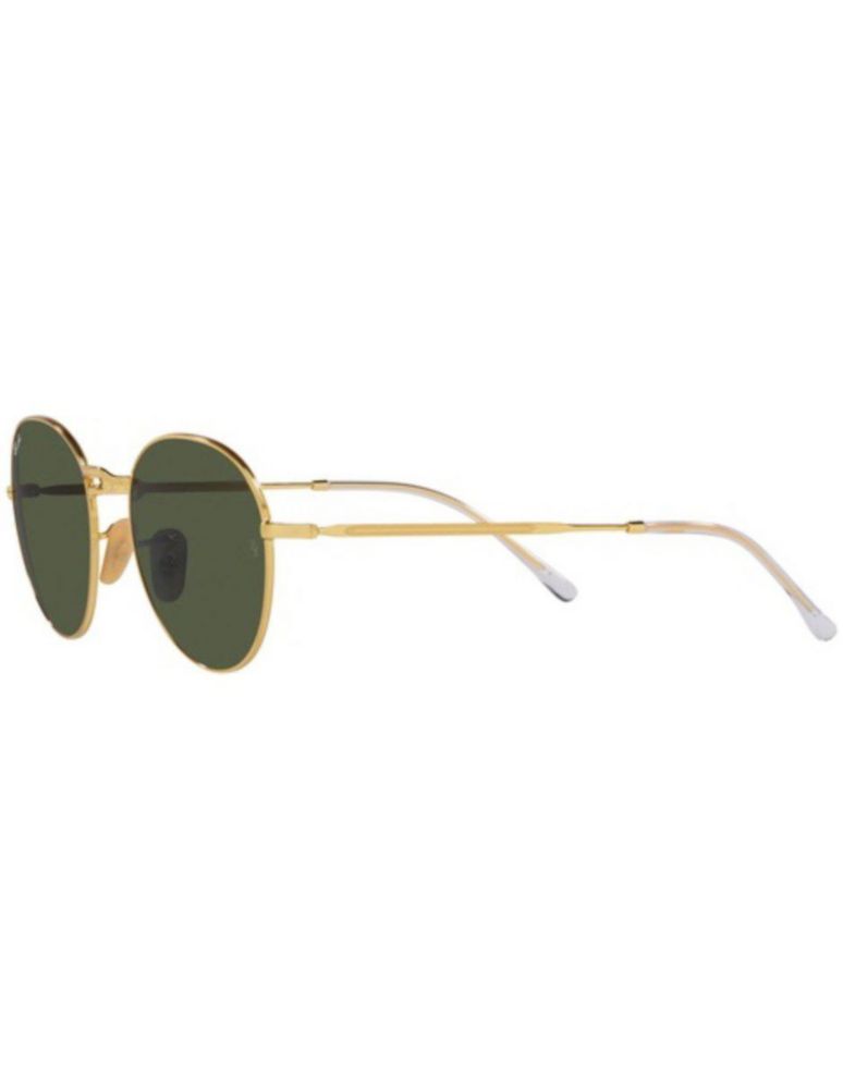 Anteojos Lentes Sol Ray Ban David RB3582 00131 53-20 Clásico dorado/verde