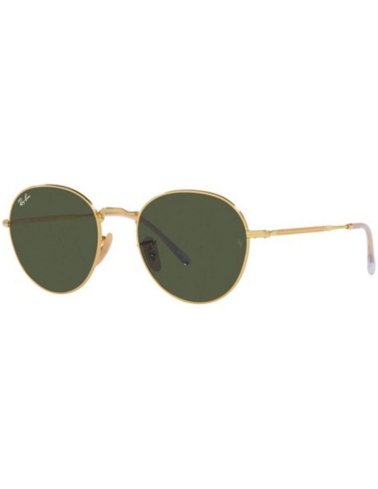 Anteojos Lentes Sol Ray Ban David RB3582 00131 53-20 Clásico dorado/verde