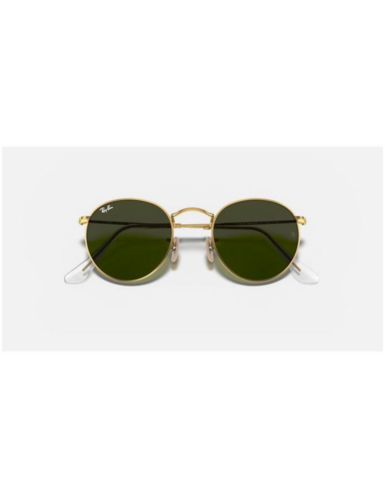 Anteojos Lentes Sol Ray Ban Round Metal RB3447 Clásico dorado/verde 50-21