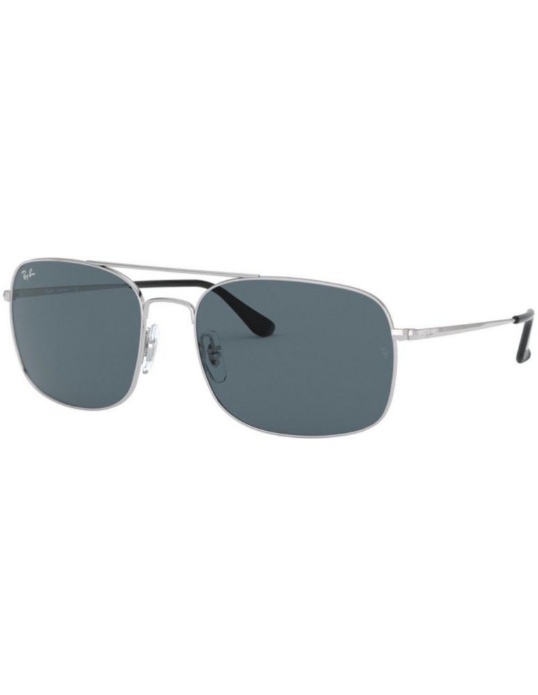 Anteojos Lentes Sol Ray Ban Classic RB3611 003/R5 60-18 Plata/Gris Azul