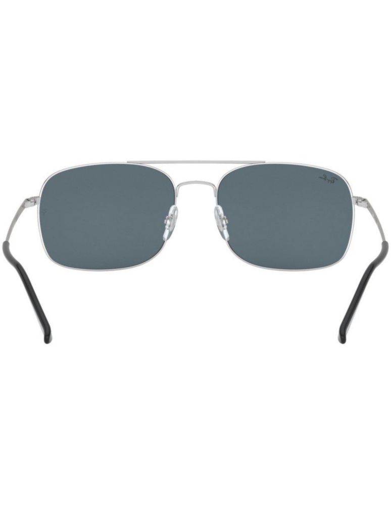 Anteojos Lentes Sol Ray Ban Classic RB3611 003/R5 60-18 Plata/Gris Azul
