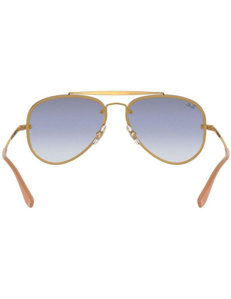Anteojos Lentes Sol Ray Ban Blaze Aviator RB3584N Degrade dorado/azul 61-13