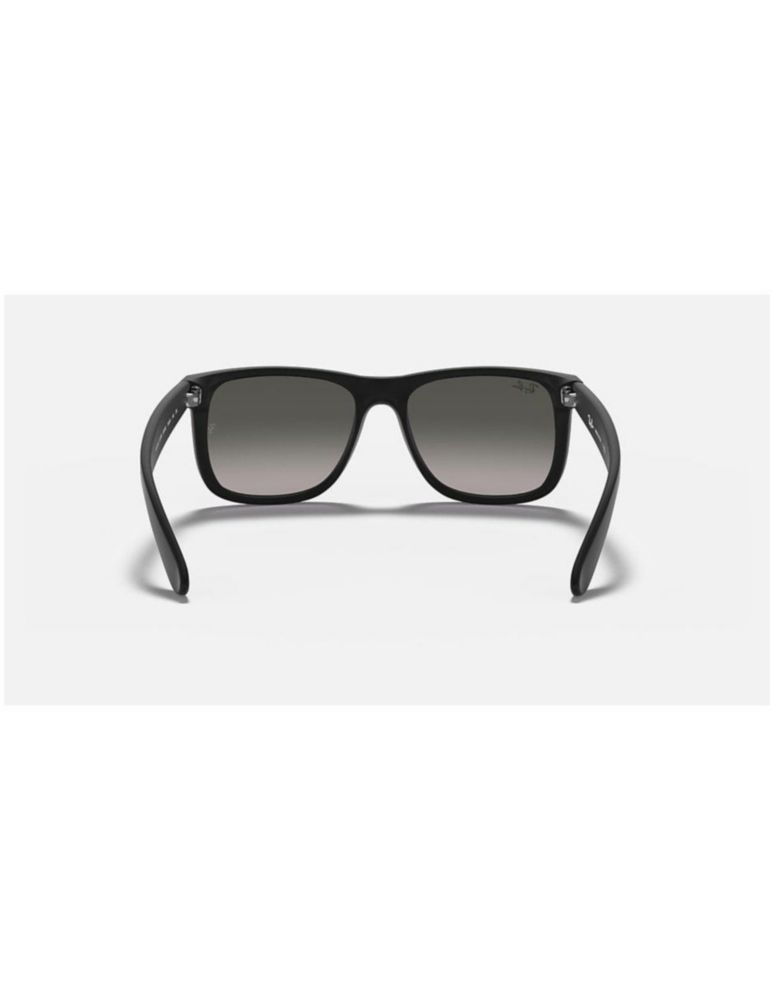 Anteojos Lentes Sol Ray Ban Justin RB4165 Espejo negro mate/plateado 54-16