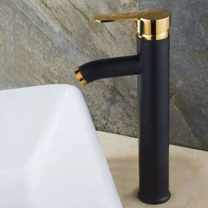 Mezcladora Monomando Grifo Llave Negro P Lavabo Ovalin Moder