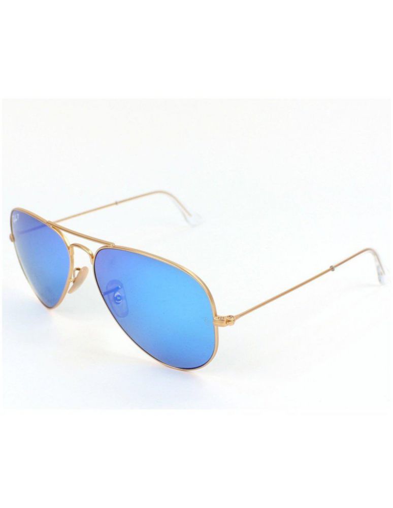 Anteojos Lentes Sol Ray Ban Polarizado Aviator RB3025 1124L 58-14