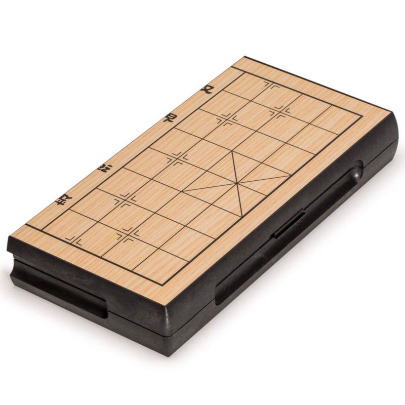 Set de viaje magnético de ajedrez chino Xiangqi con tablero de 24 x 24 cm