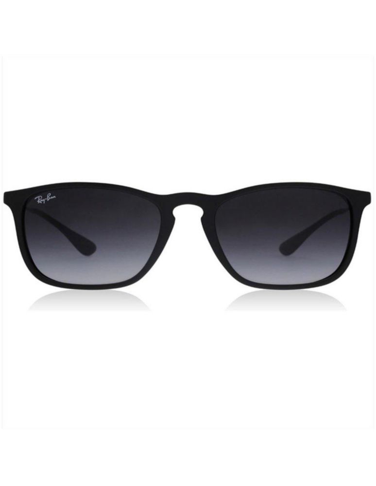 Anteojos Lentes Sol Ray Ban Chris RB4187 6228G 54-18 Degrade negro mate/gris