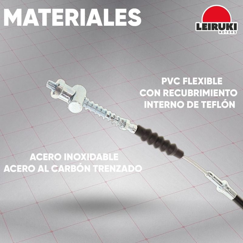 Chicote cable freno delantero moto ft125 ft150 grafito dt150