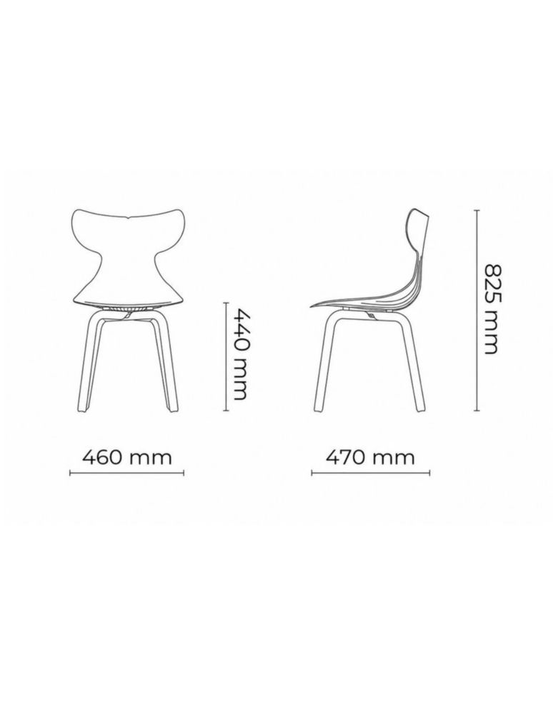 Silla con Respaldo Flexible Ergonómico, Polipropileno para Interior, Color Blanco, Soporta 120kg