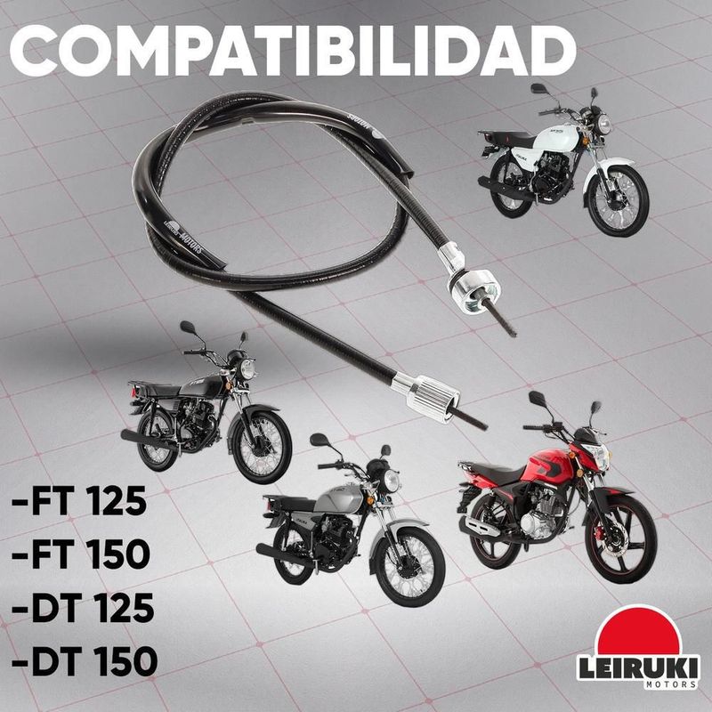 Chicote cable velocimetro ft125 ft150 dt125 dt150 clasica