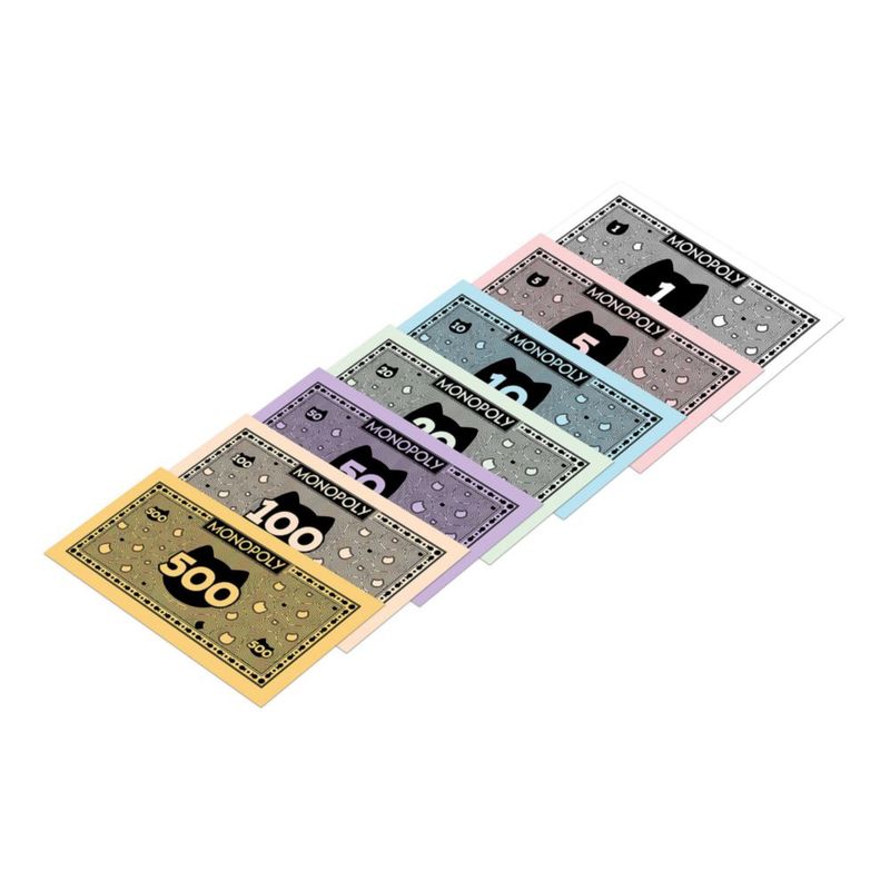 Juego de Mesa Monopoly Gatos Edición en Inglés Juega con tus Felinos Favoritos con Fichas Personalizadas y Comercia para Triunfar Divertido Juego