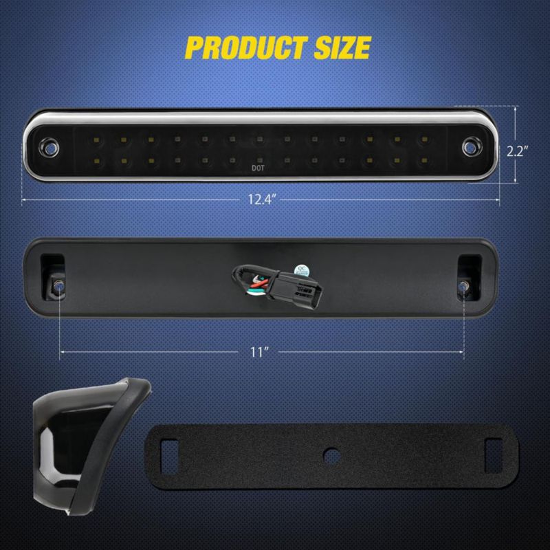 Luz de Freno de Tercera Nilight para Chevy y GMC 1994-2000 LED Impermeable