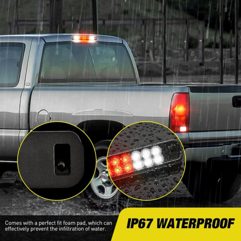 Luz de Freno de Tercera Nilight para Chevy y GMC 1994-2000 LED Impermeable