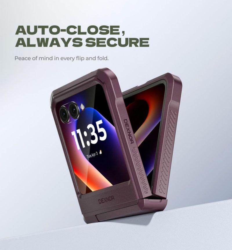 Funda Dexnor Moto Razr 2026/2025/2024 Púrpura