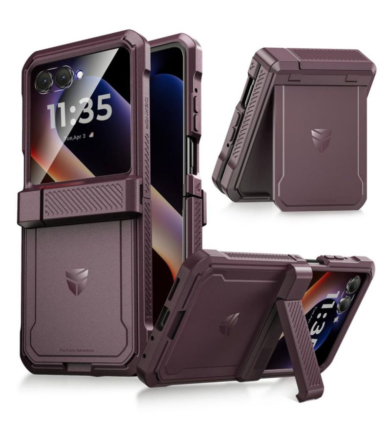 Funda Dexnor Moto Razr 2026/2025/2024 Púrpura