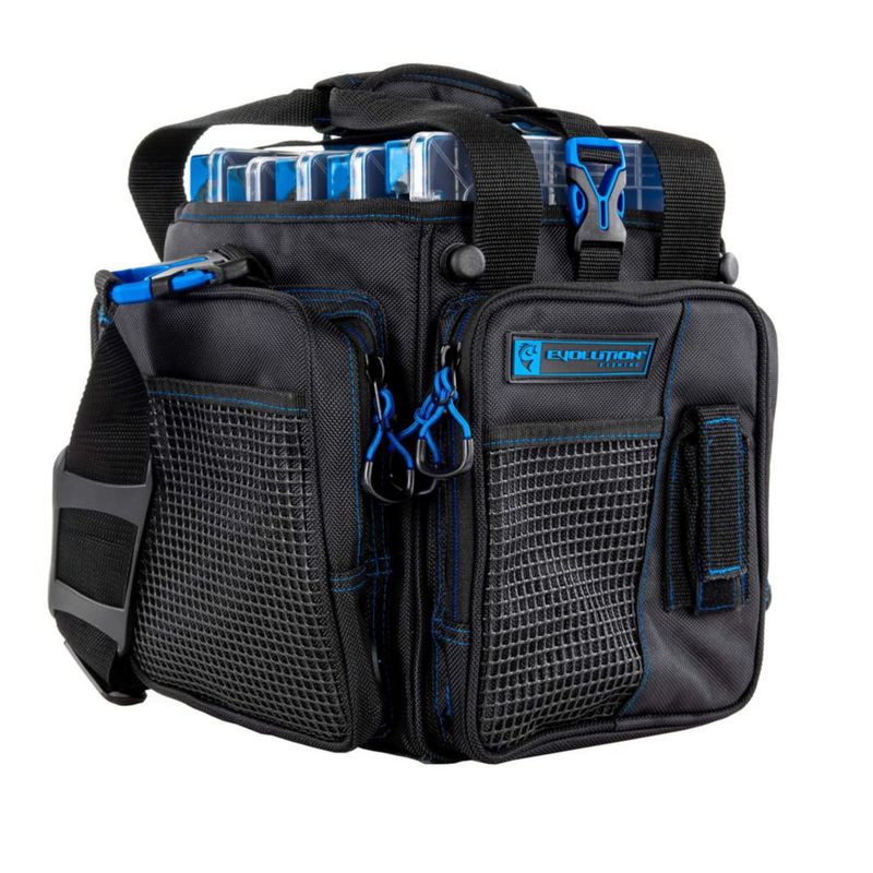 Bolsa de aparejos Evolution Outdoor 30 cm Azul 5 bandejas