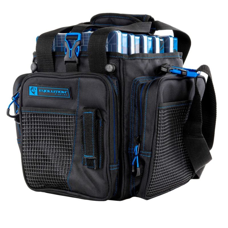 Bolsa de aparejos Evolution Outdoor 30 cm Azul 5 bandejas
