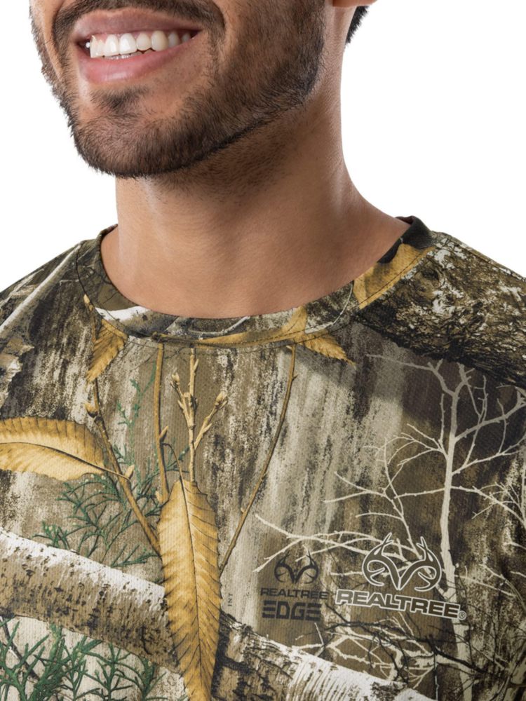 Camisa Realtree pack de 2 manga larga camuflaje Edge talla grande