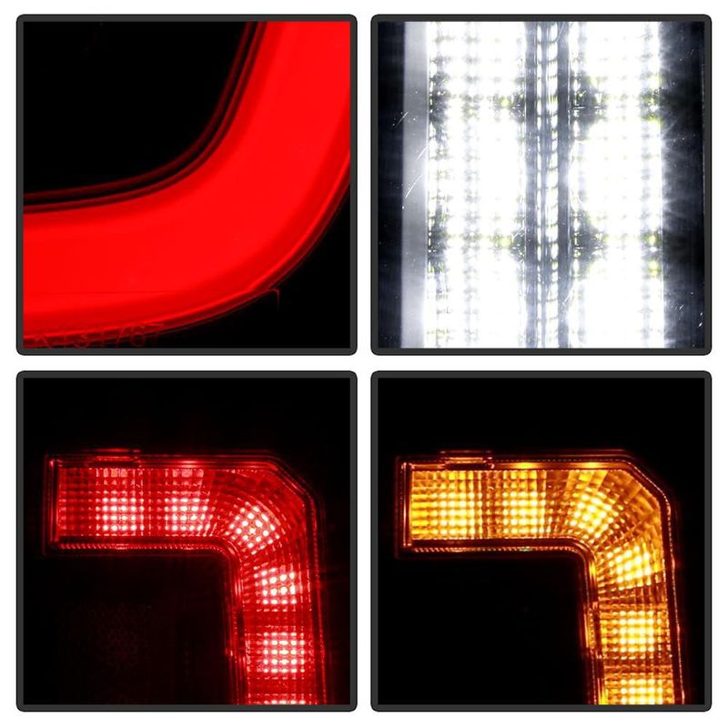 Luces traseras LED negras KEEKPO para GMC Sierra 1500 2019-2023