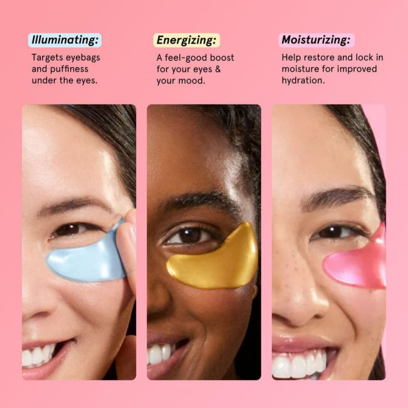 Parches para el contorno de ojos Grace & Stella – Pack surtido de 18 pares