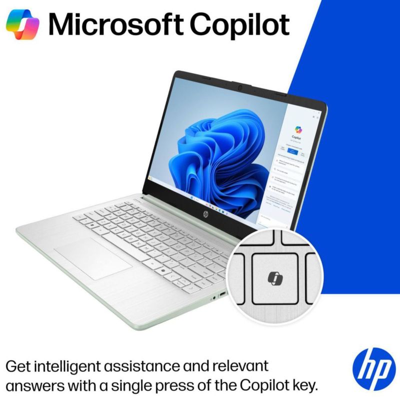 Portátil HP 14" Intel N150 128 GB Windows 11 Office 365