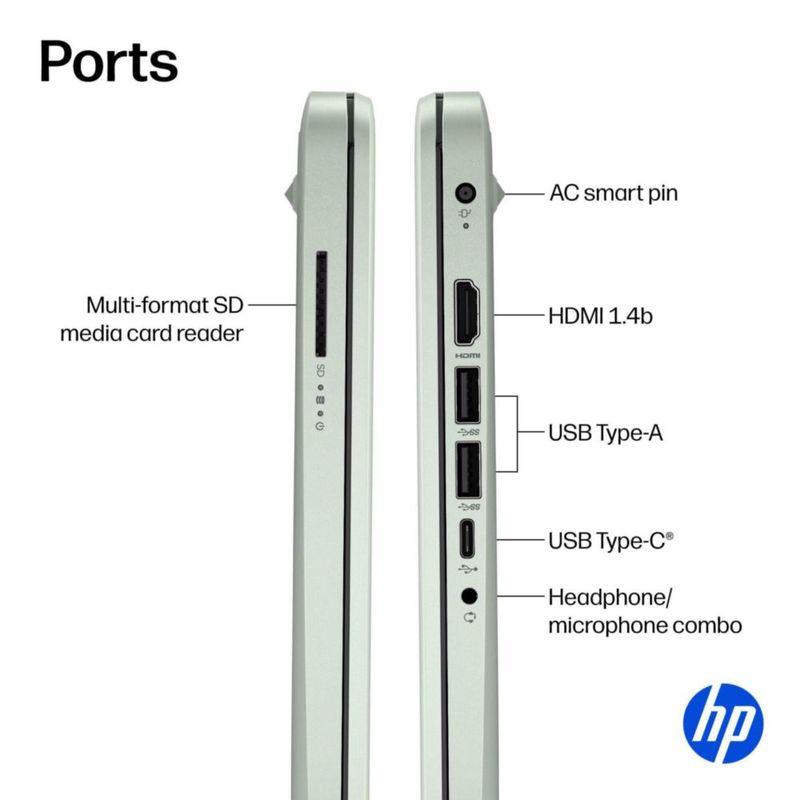 Portátil HP 14" Intel N150 128 GB Windows 11 Office 365