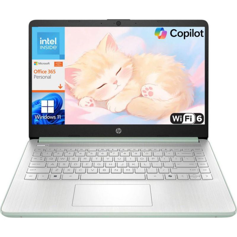 Portátil HP 14" Intel N150 128 GB Windows 11 Office 365