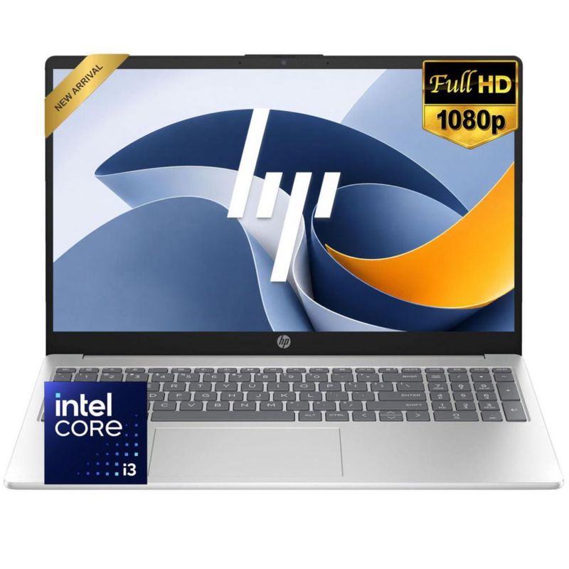 Portátil HP 156" i3 16 GB RAM 512 GB SSD Wi‑Fi 6 plateado