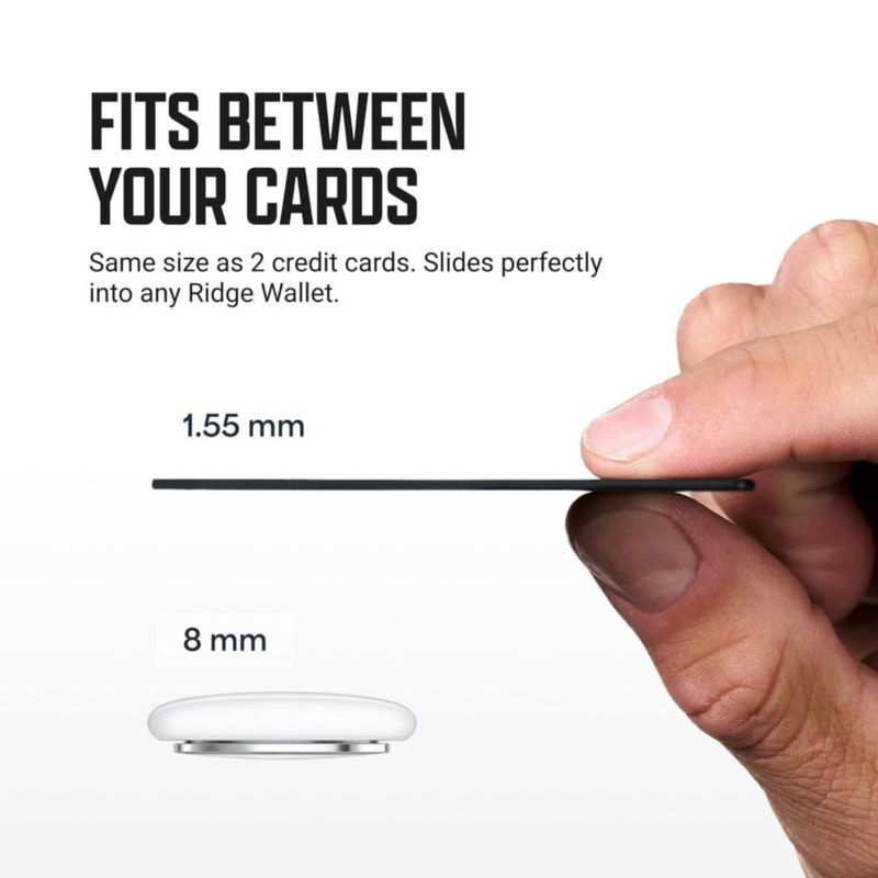 Tarjeta Rastreadora The Ridge para Apple/Android IP68 Inalámbrica