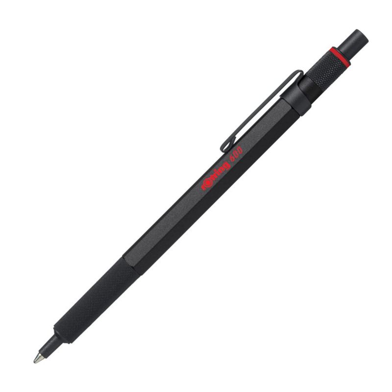 Bolígrafo RoTring 600 de tinta negra de punta media recargable