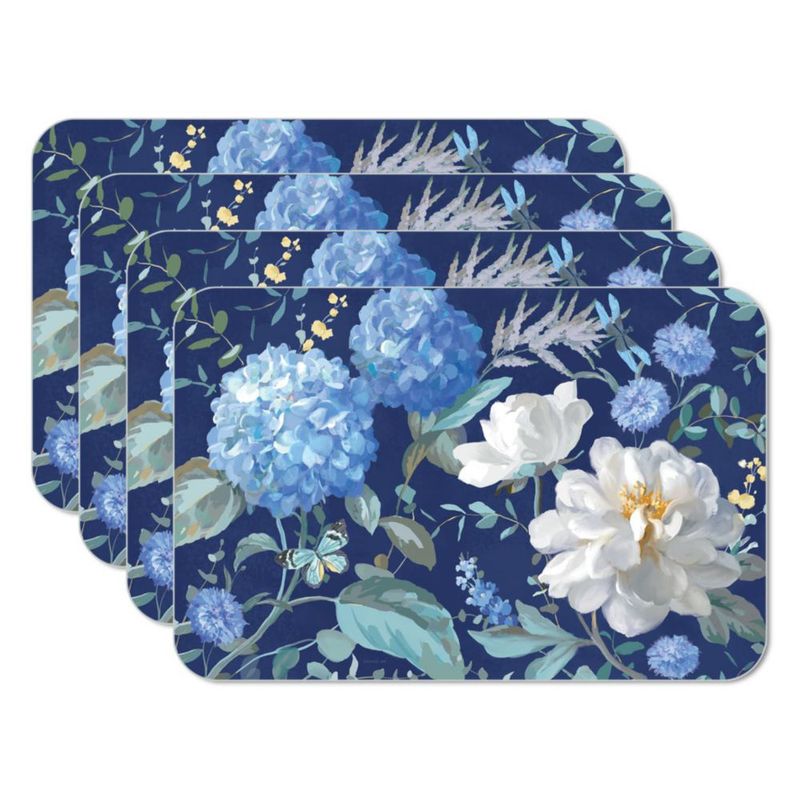 Mantel individual CounterArt 43 × 29 cm Pack de 4 Primavera Flores