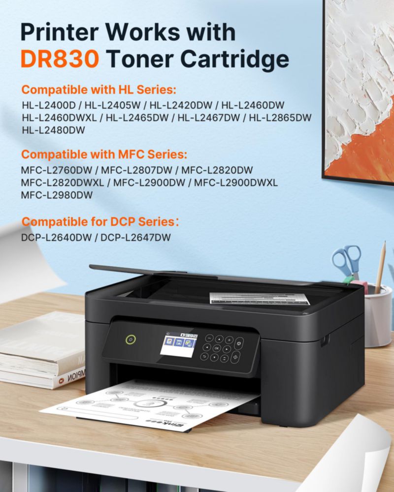 Unidad de tambor E-Z Ink Pro DR830 para HL-L2460DW