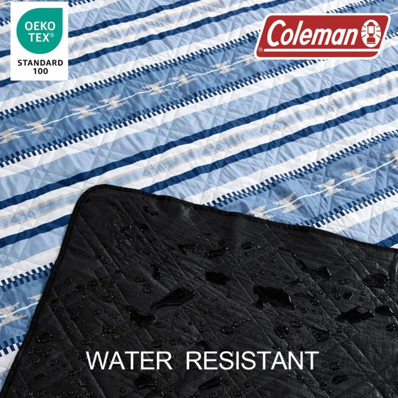 Manta Coleman 203 cm × 203 cm Azul Resistente al Agua