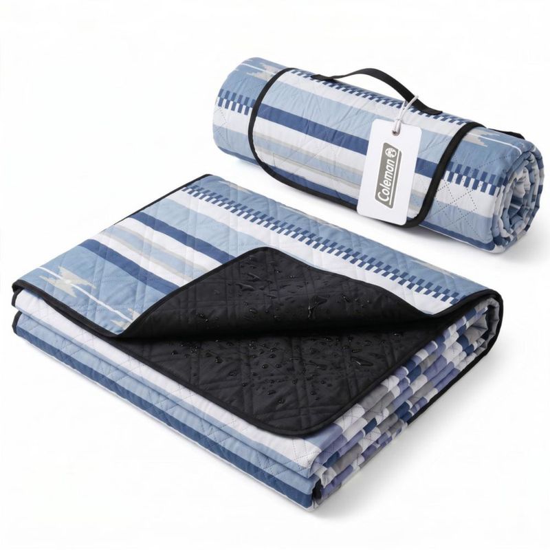 Manta Coleman 203 cm × 203 cm Azul Resistente al Agua