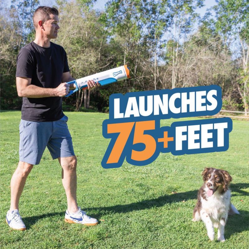 Lanzador de Pelotas Chuckit! 61 cm – Incluye 4 Pelotas