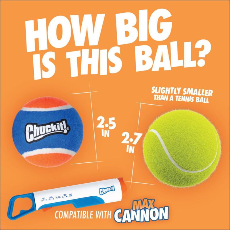 Lanzador de Pelotas Chuckit! 61 cm – Incluye 4 Pelotas