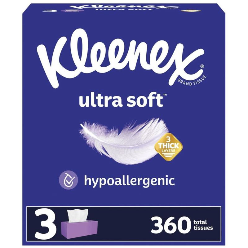 Pañuelos faciales Kleenex 330 unidades – Pack de 3