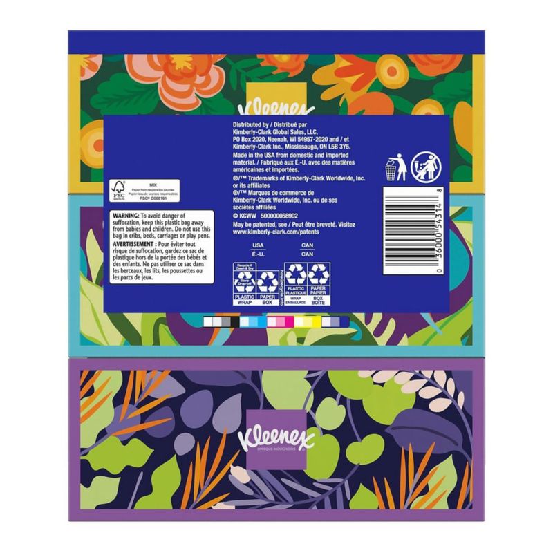 Pañuelos faciales Kleenex 330 unidades – Pack de 3